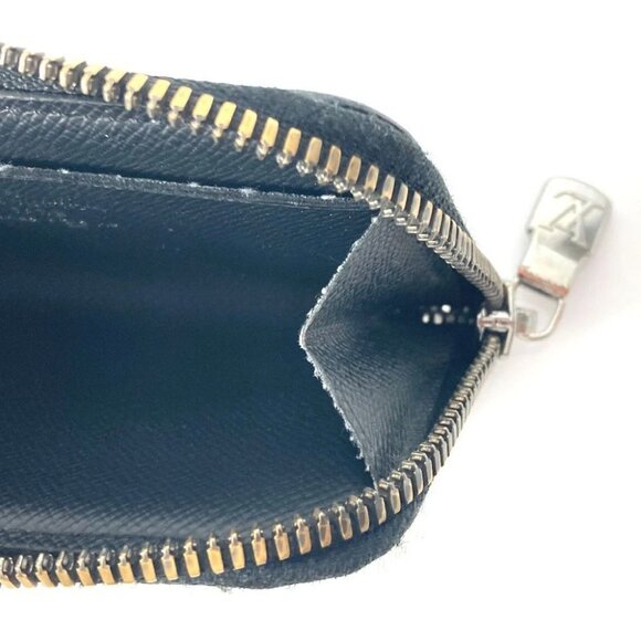 LOUIS VUITTON M63536 MonogramEclipse Portemone Jules Wallet Coin Case coin purse - Picture 9 of 11